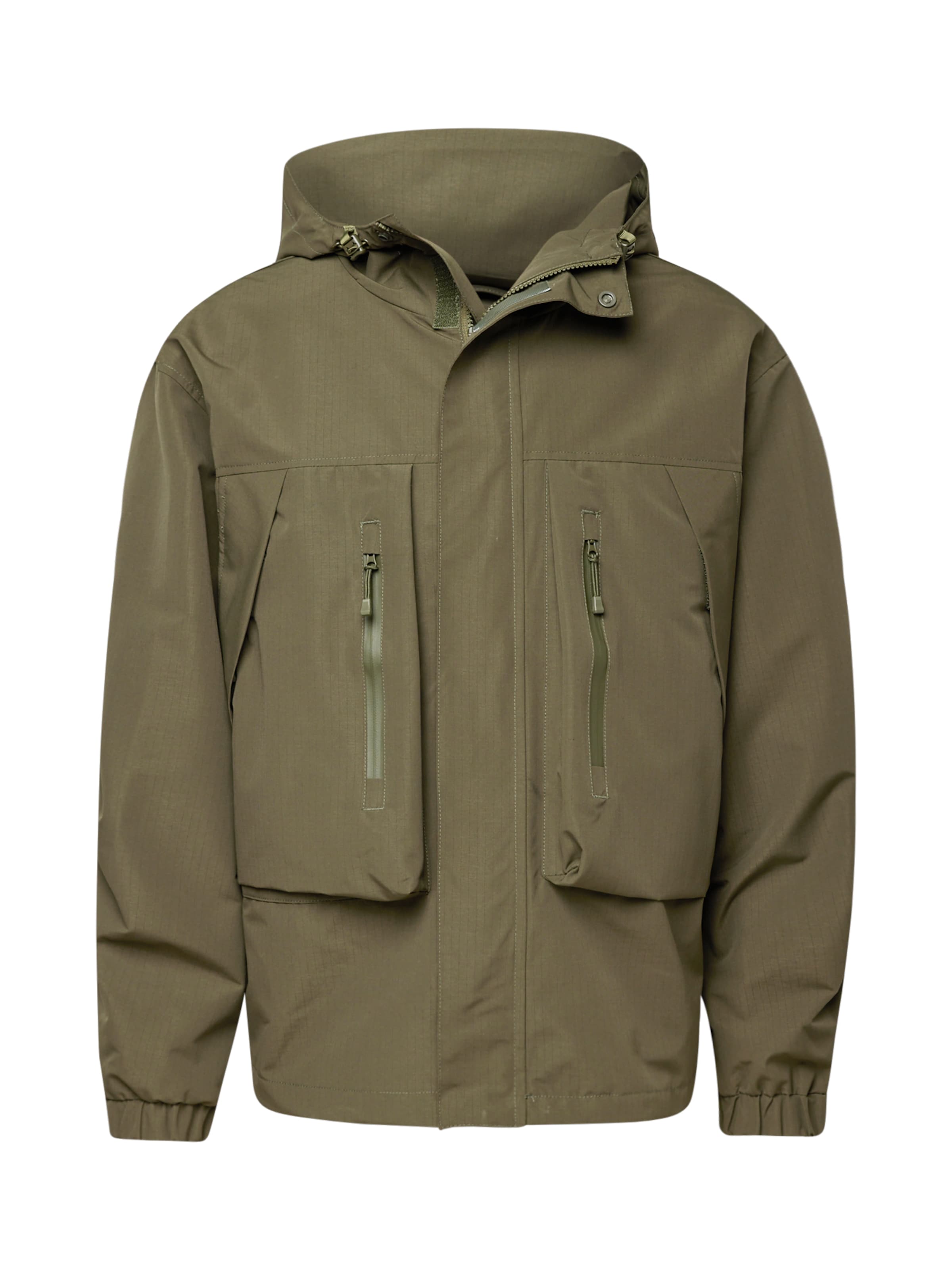 ABOUT YOU Between-Season Jacket 'Joel' in Green: front