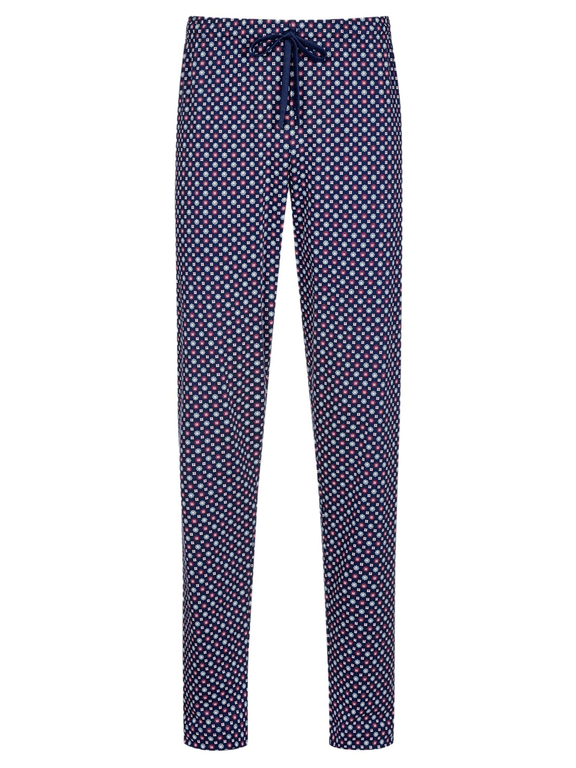 Mey Pyjamahose 'Tie Minimal'‌‌ in Blau: Vorderseite