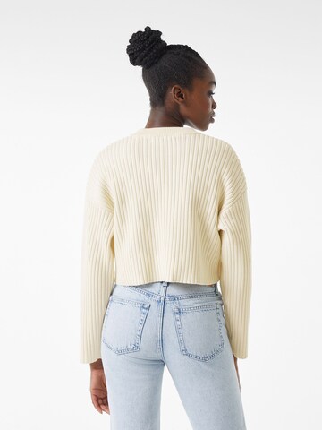 Bershka Sweater in Beige