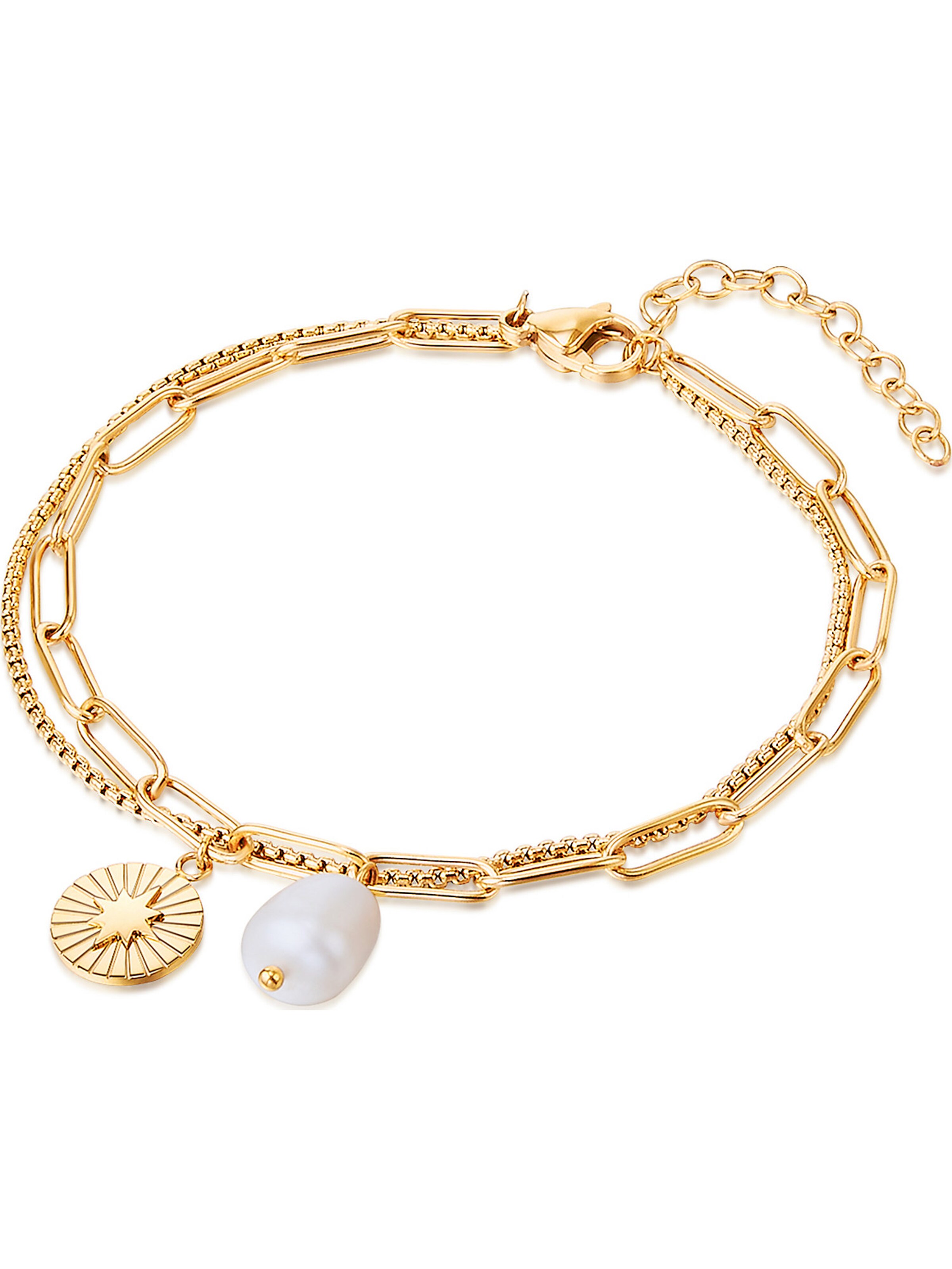Valero Pearls Armband in Goud: voorkant