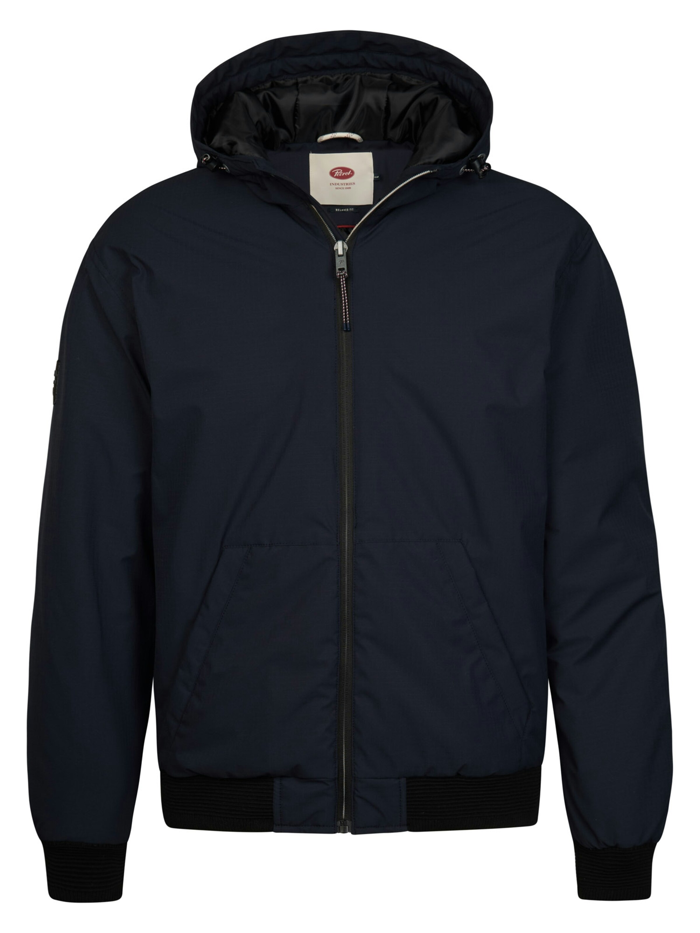 Petrol Industries Winter Jacket in Blue: front
