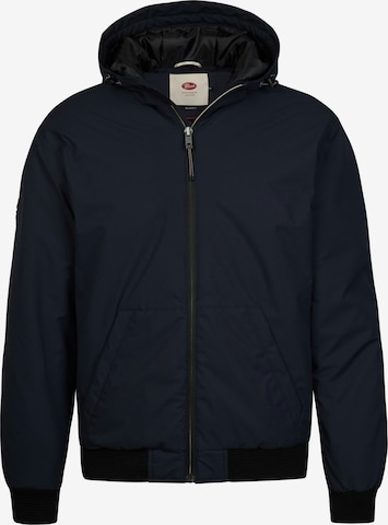 Petrol Industries Winter Jacket in Blue: front