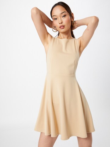 VIERVIER Kleid 'Larissa' in Beige: predná strana