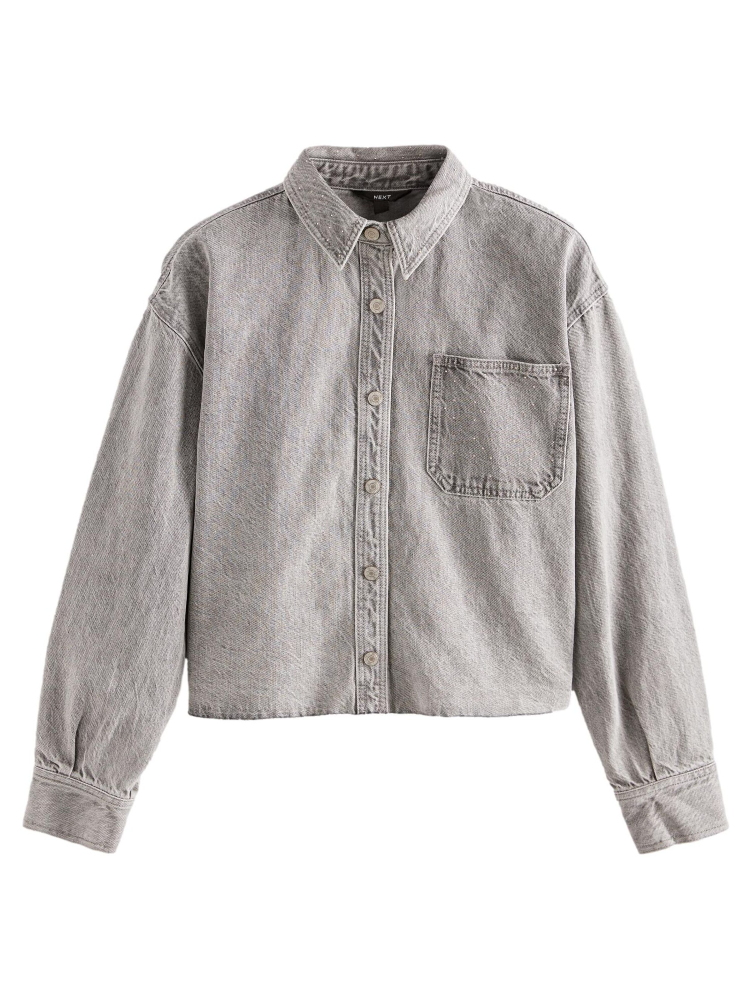 Next Блузка в Серый: спереди