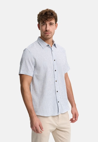 INDICODE JEANS Regular fit Overhemd 'Bimler' in Blauw