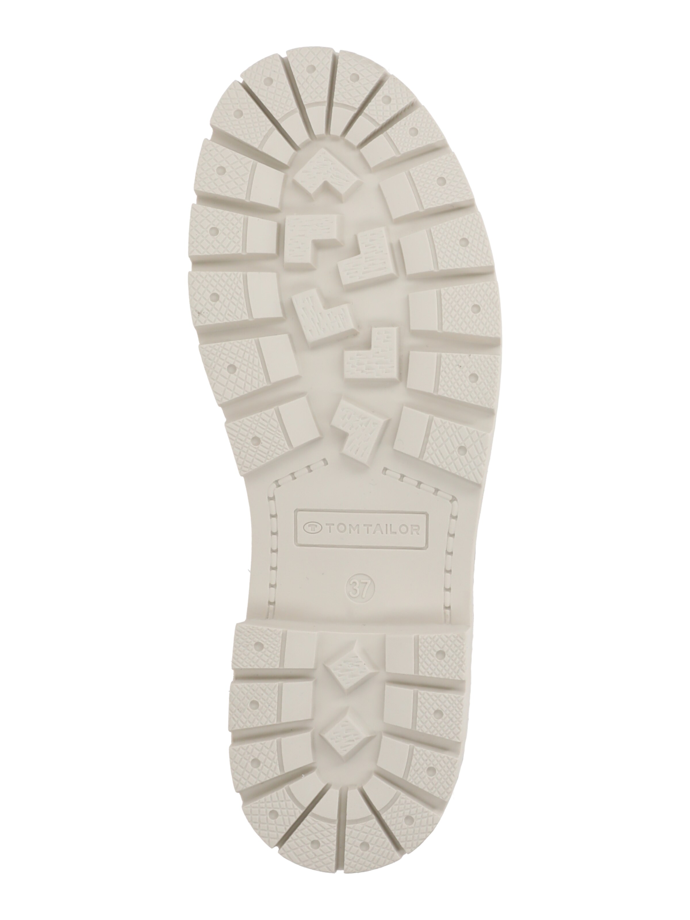 TOM TAILOR Schnürstiefelette in Beige