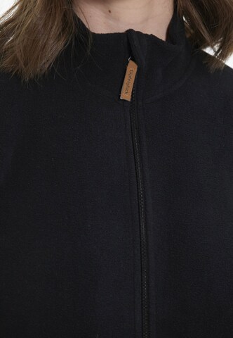Gipfelglück Athletic Fleece Jacket 'Ines' in Black