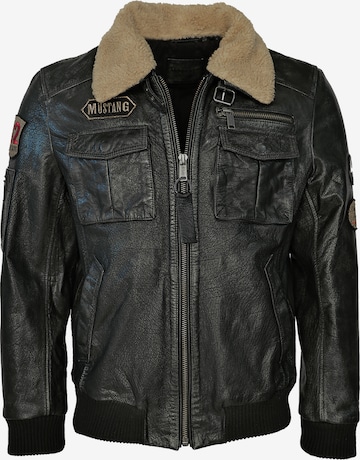 MUSTANG Between-Season Jacket 'Karlstad' in Black: front