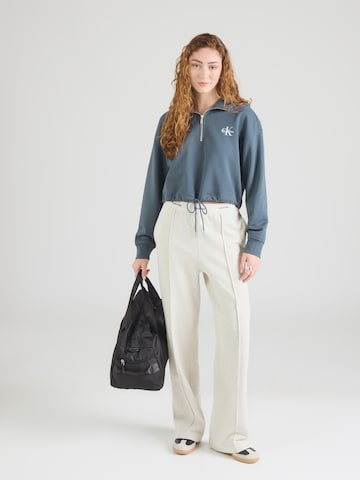 Calvin Klein Jeans Sweatshirt in Blauw