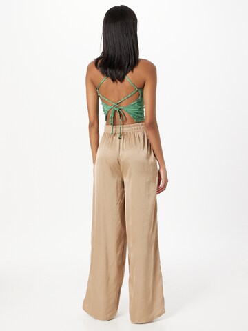 Wide Leg Pantalon Urban Classics en beige