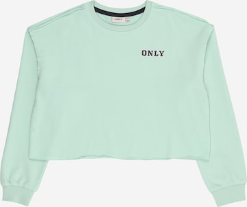 Felpa di ONLY GIRLS in verde: frontale