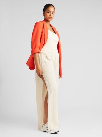 PIECES Curve Wide leg Trousers in Beige