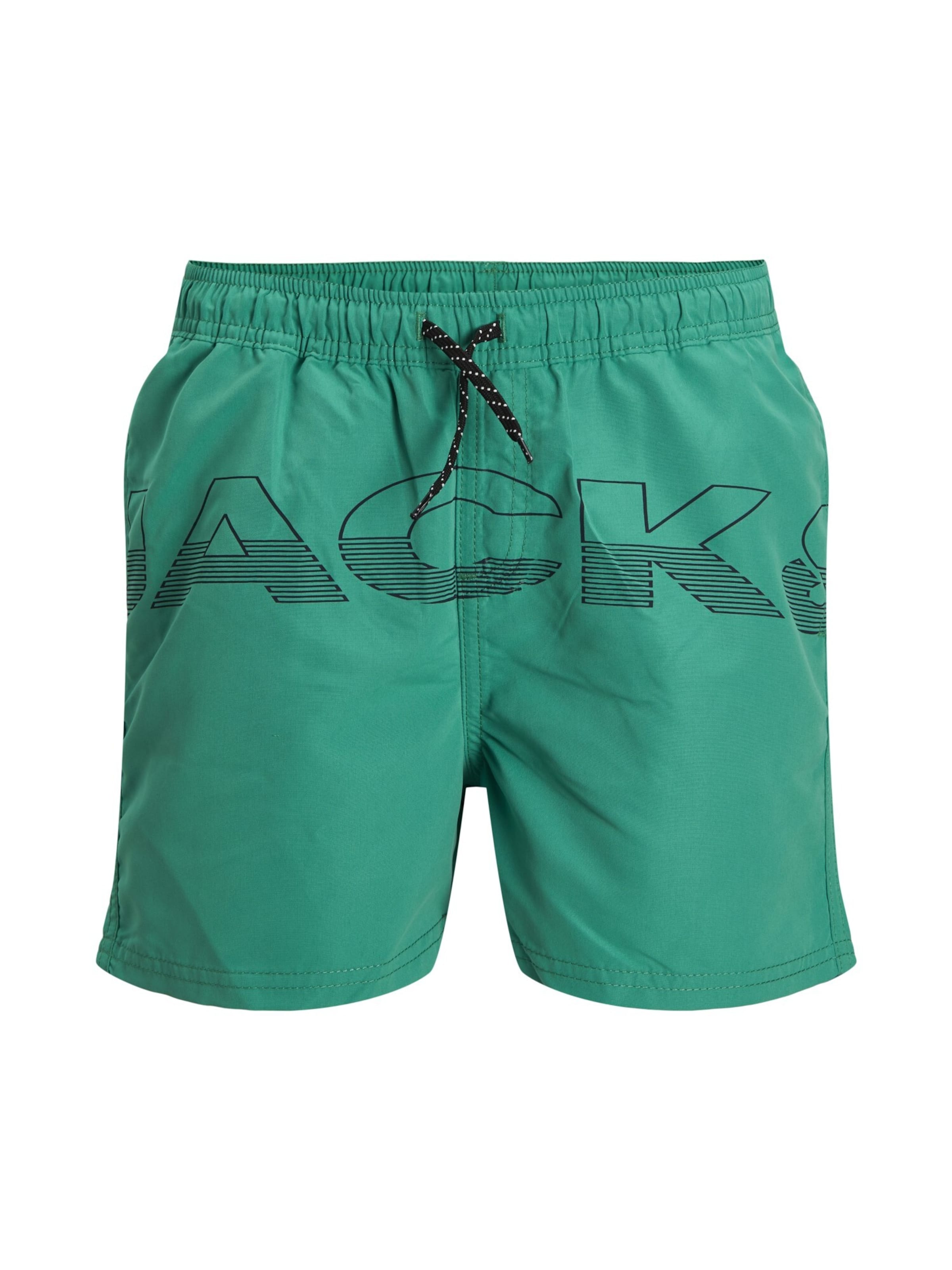 JACK & JONES Zwemshorts in Groen: voorkant