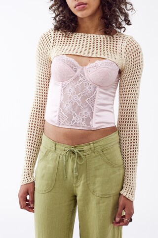 Pull-over BDG Urban Outfitters en beige : devant