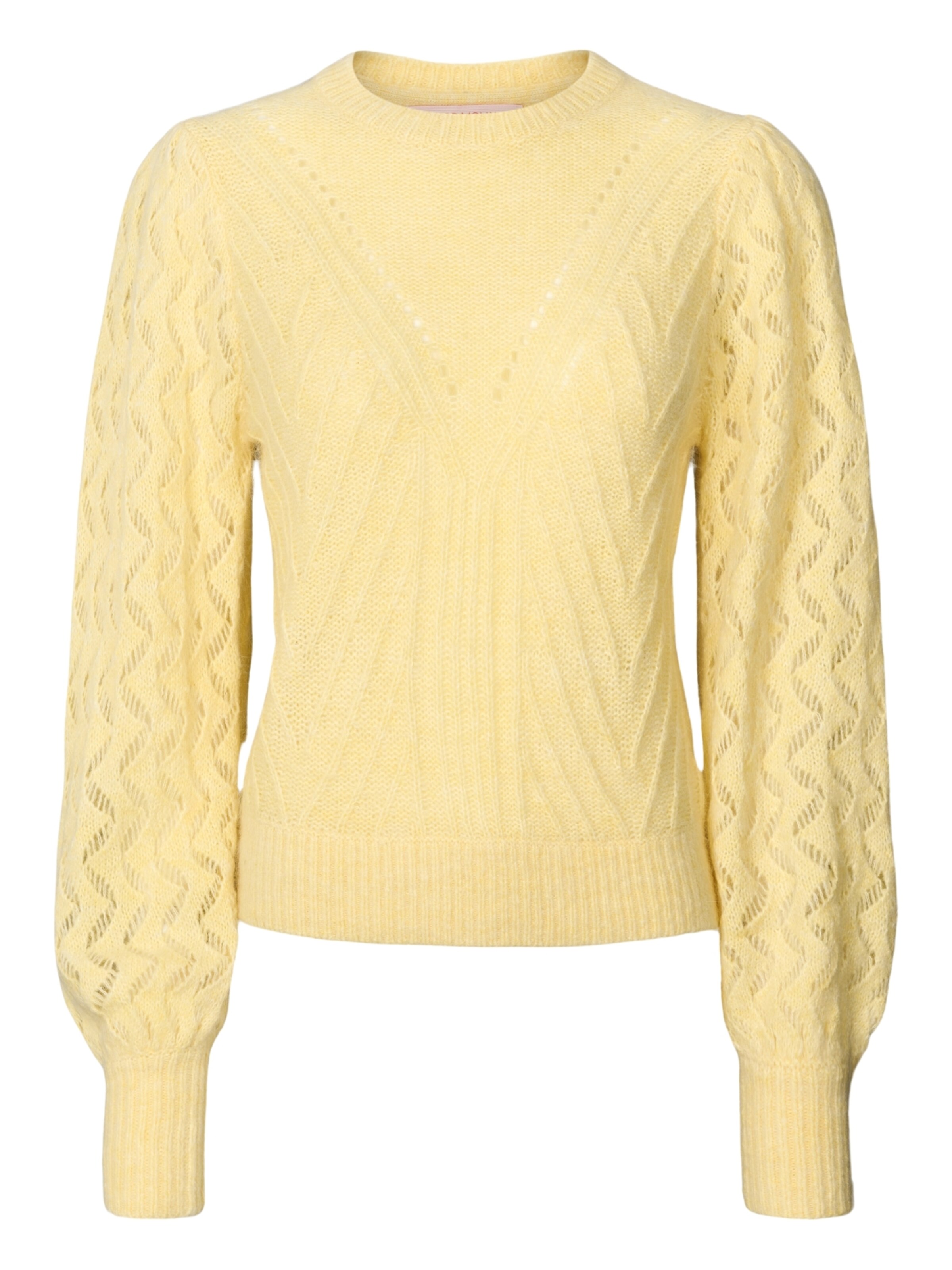 Odd Molly Pullover ' Forever Yours ' in Gelb: Vorderseite