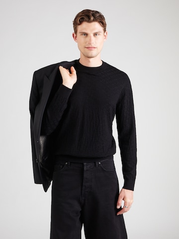 juoda ARMANI EXCHANGE Megztinis: priekis