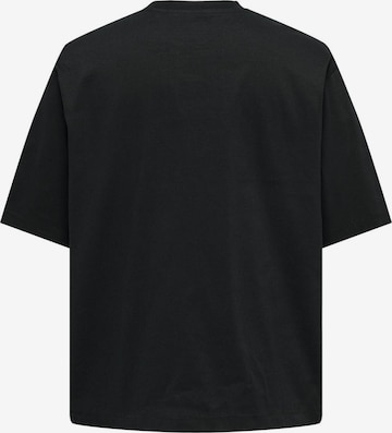 Only & Sons T-Shirt 'Onsmillenium' in Schwarz