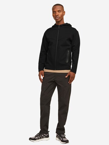 JACK & JONES Sweat jacket 'Fusion' in Blue