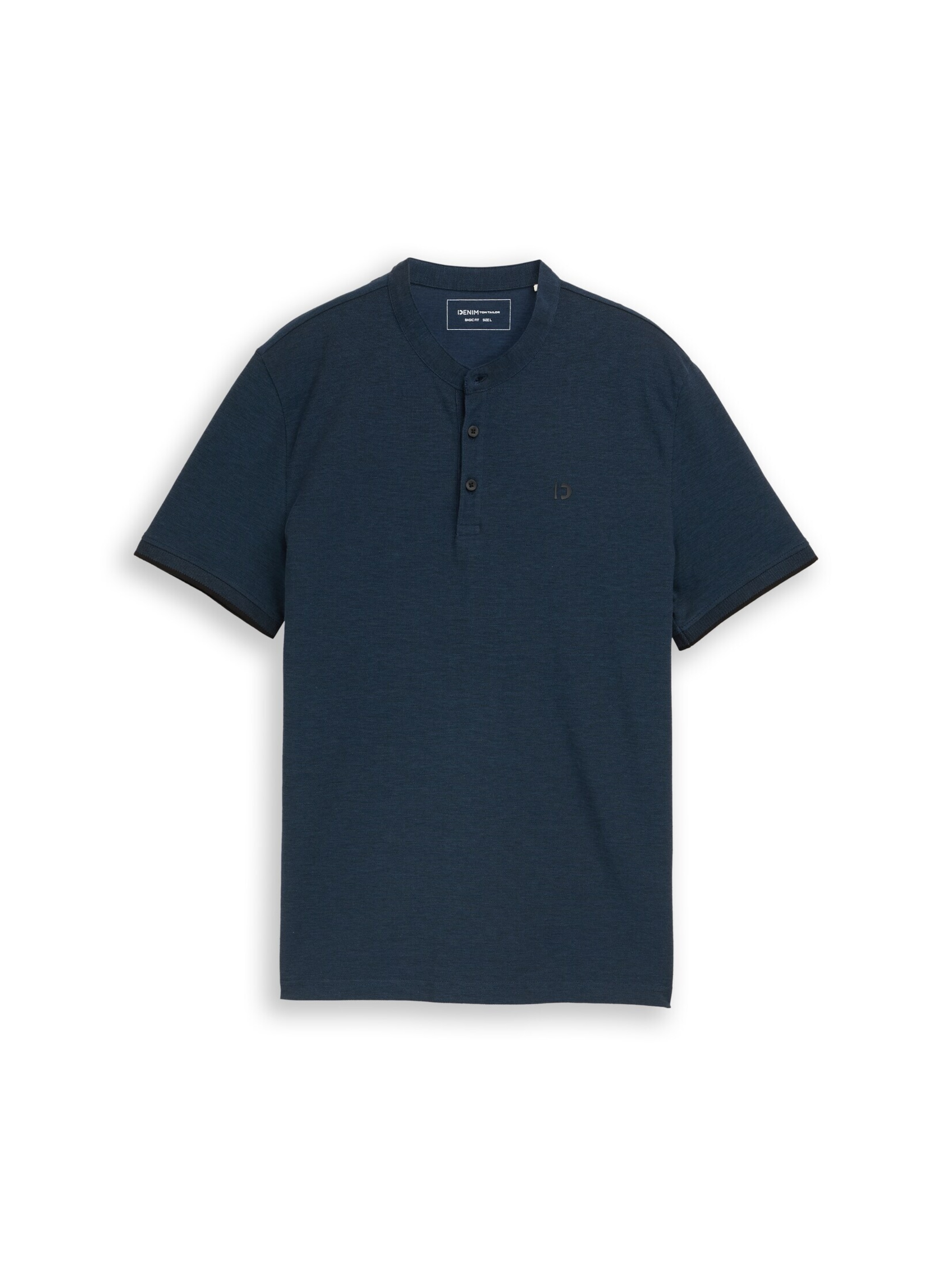 T-Shirt TOM TAILOR DENIM en bleu : devant
