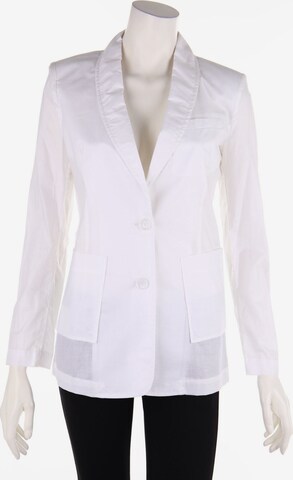 Armani Jeans Blazer in XXS in White: front