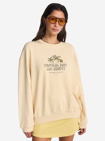 BILLABONG Sweatshirt 'All The Days Kendall' in Weiß: Vorderseite
