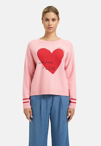 Smith&Soul Sweater in Pink: front