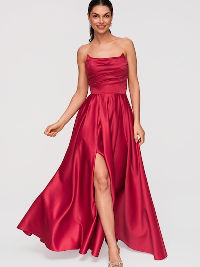 Ombre Abendkleid in 36 in rot, Produktansicht