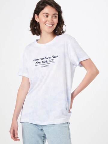 T-shirt Abercrombie & Fitch en bleu : devant