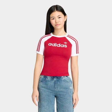 ADIDAS ORIGINALS Shirt in Red: front