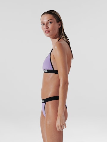 Karl Lagerfeld Trikotni nedrčki Bikini zgornji del | vijolična barva