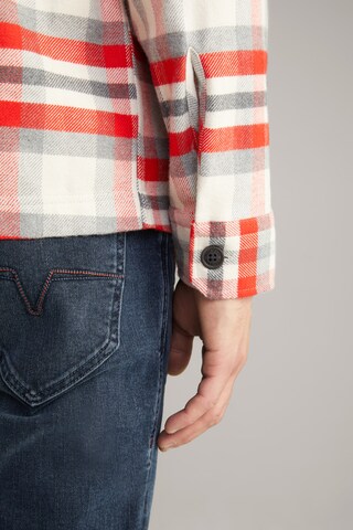 JOOP! Jeans Regular fit Button Up Shirt ' Harvi ' in Beige