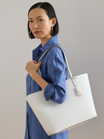 Lauren Ralph Lauren Nakupovalna torba | bela barva