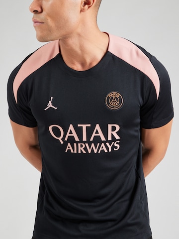 Tricou funcțional 'PSG' de la NIKE pe negru