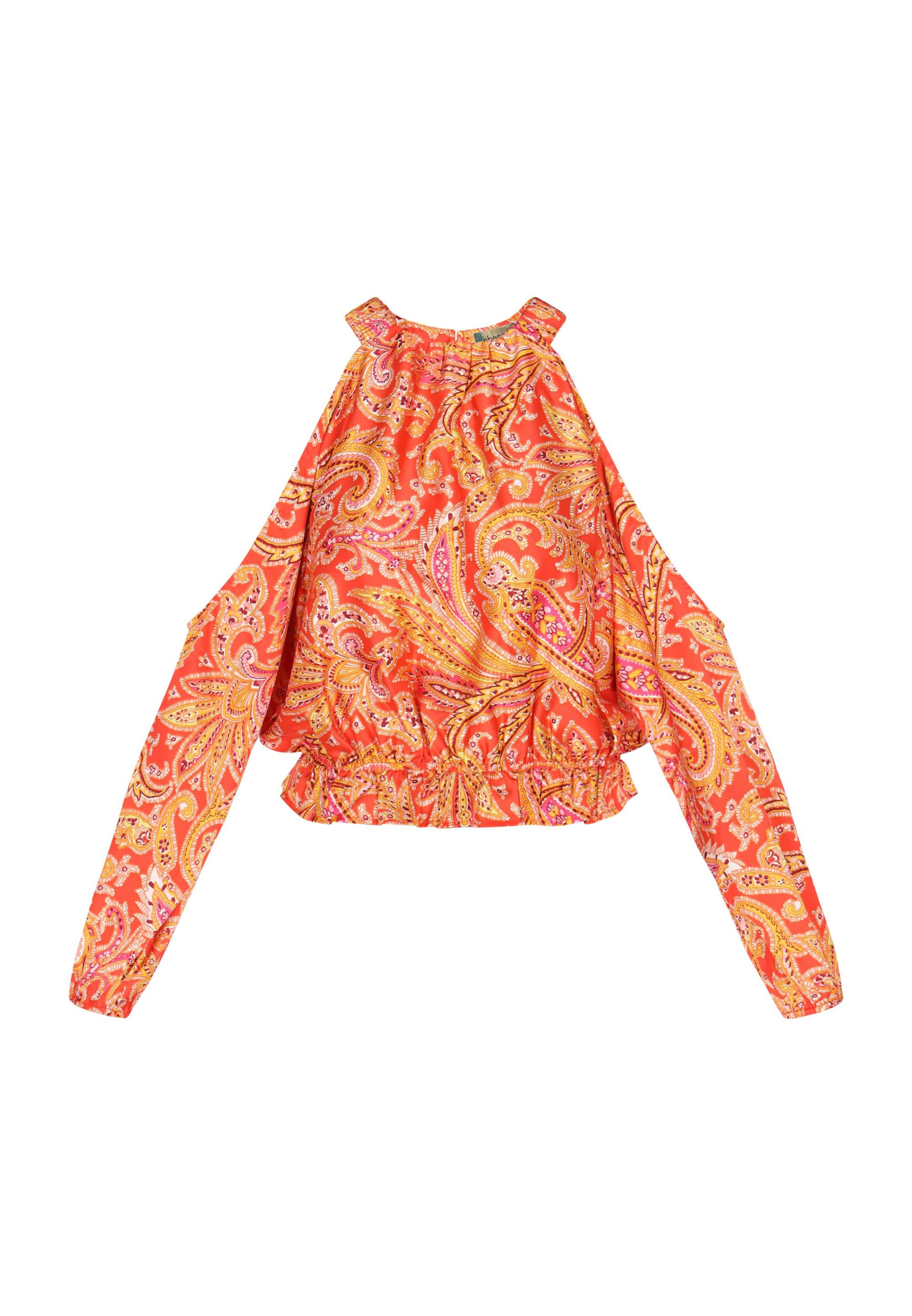 ebeeza - Blusa em laranja: frente