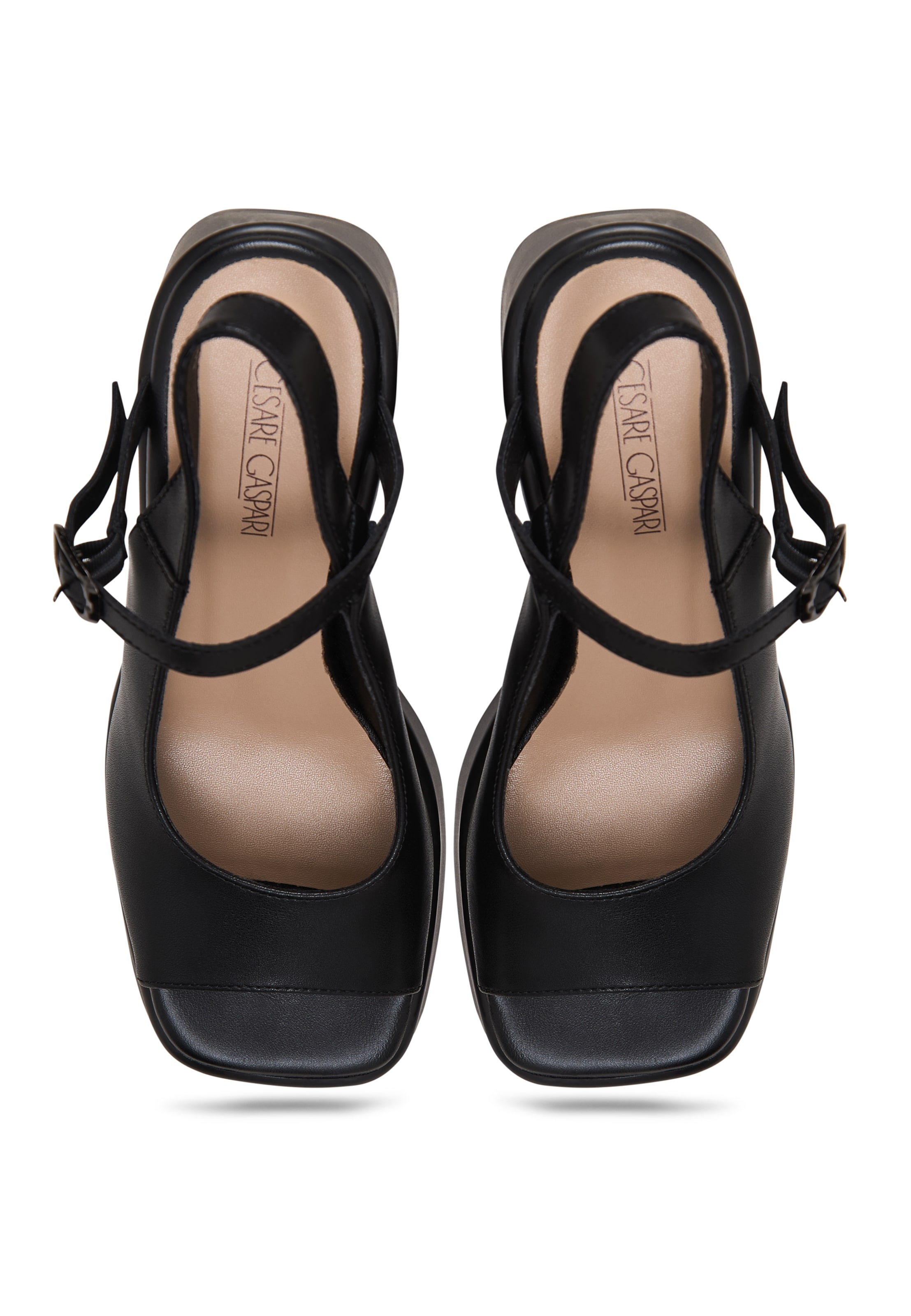 CESARE GASPARI Slingpumps in Schwarz