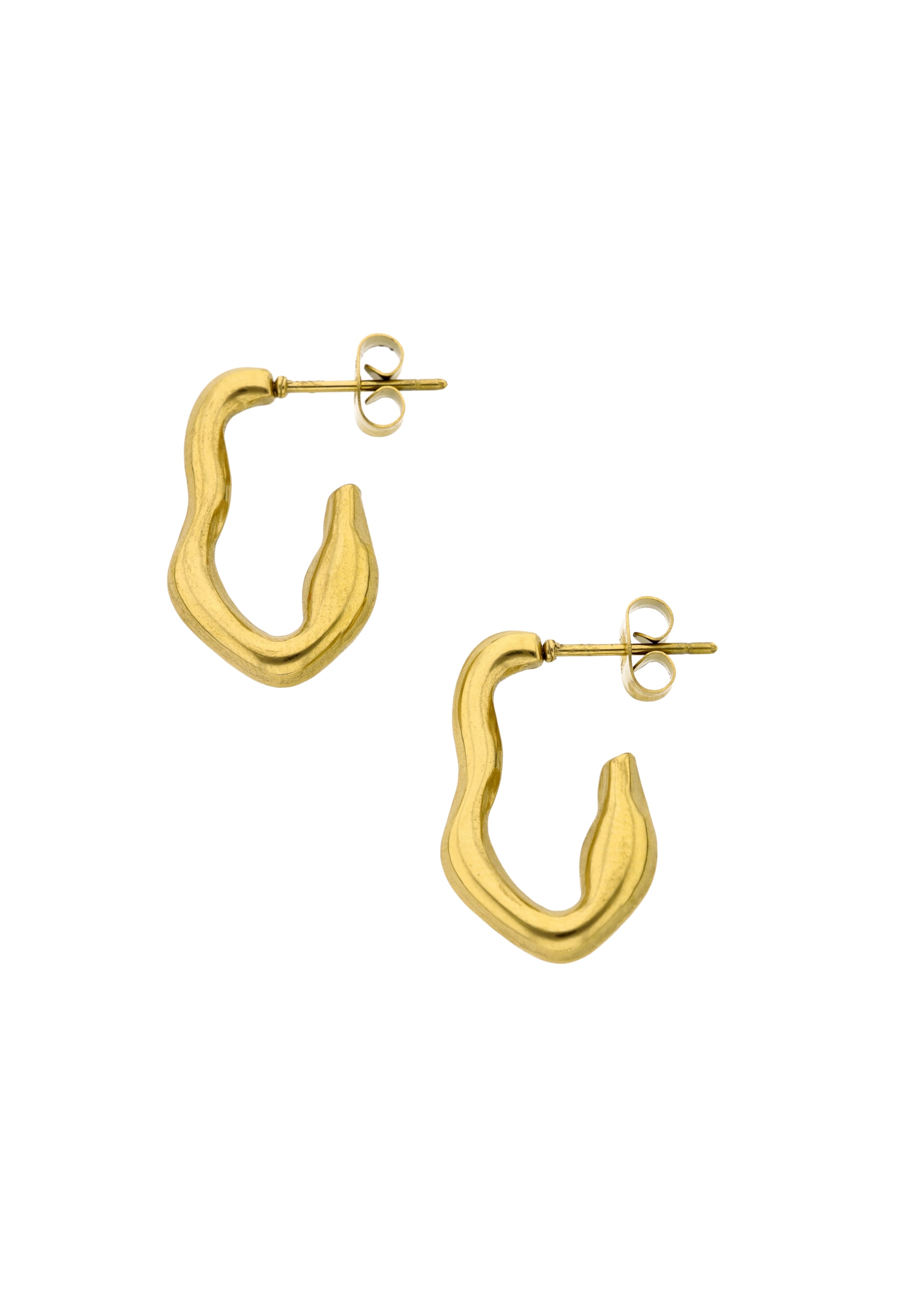 IZIA Ohrringe in Gold: Vorderseite