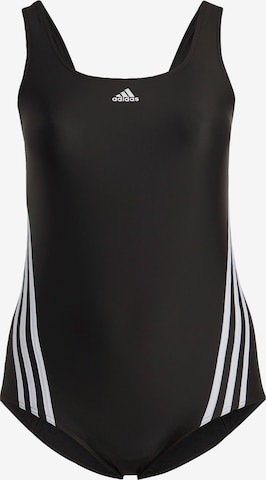 Maillot de bain sport ADIDAS SPORTSWEAR en noir : devant