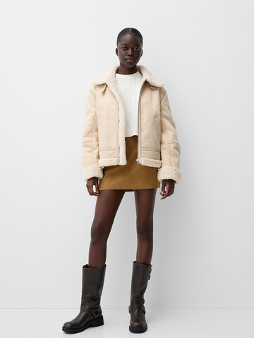 Giacca di mezza stagione di Bershka in beige