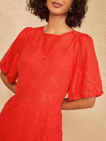 Robe love & roses en rouge
