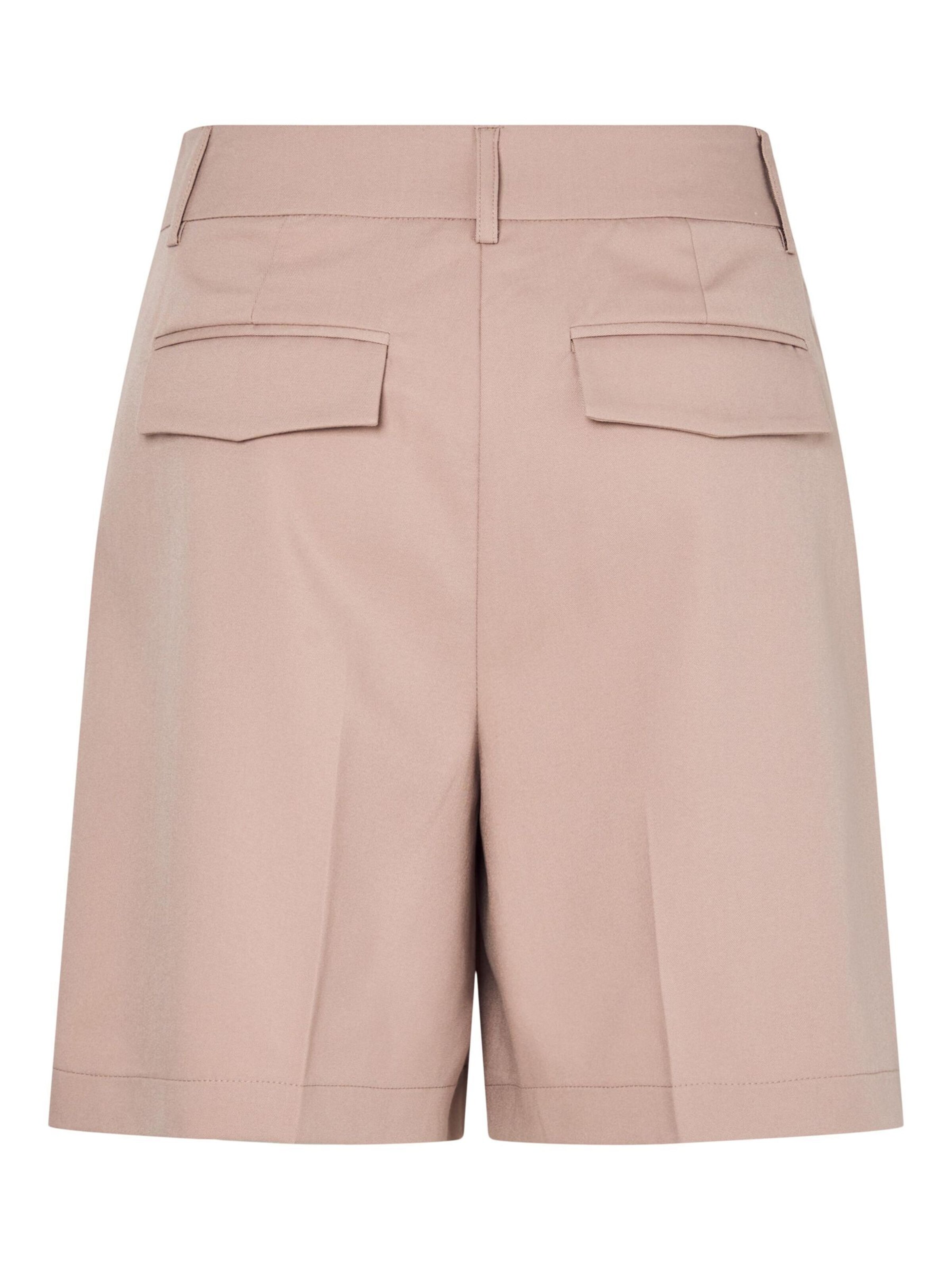 PIECES - Loosefit Pantalón plisado 'PCFami' en marrón