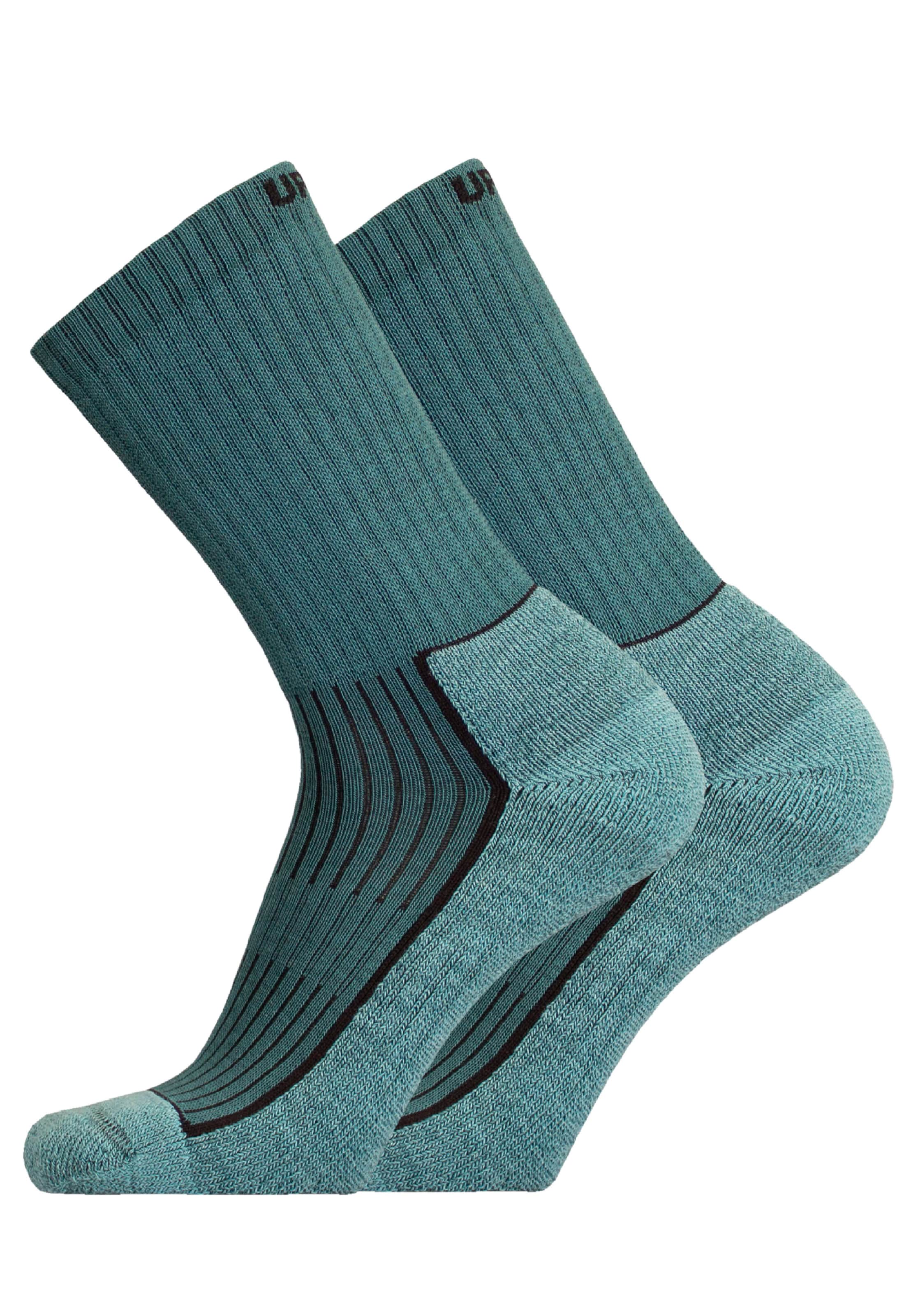 UphillSport Athletic Socks in Green: front