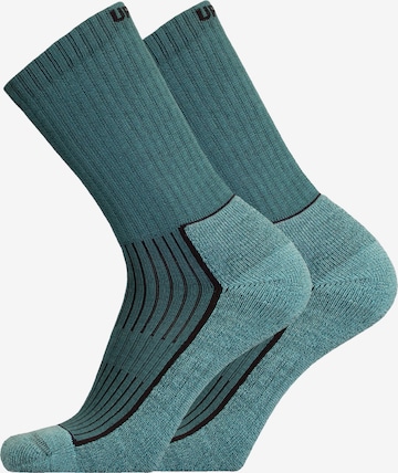 UphillSport Sportsocken 'SAANA' in Grün: predná strana