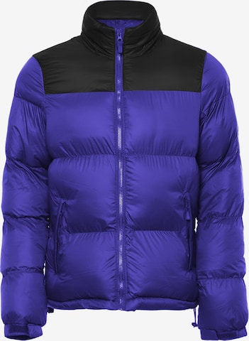 Veste d’hiver MO en violet : devant