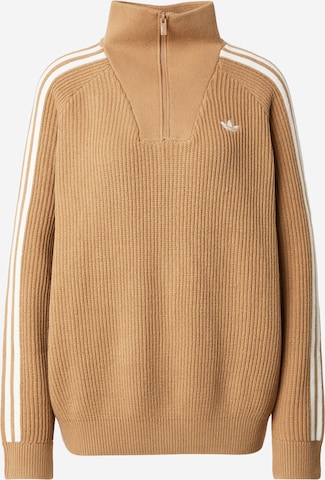 ADIDAS ORIGINALSPulover - smeđa boja: prednji dio