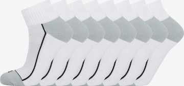 ENDURANCE Athletic Socks 'Avery' in White: front