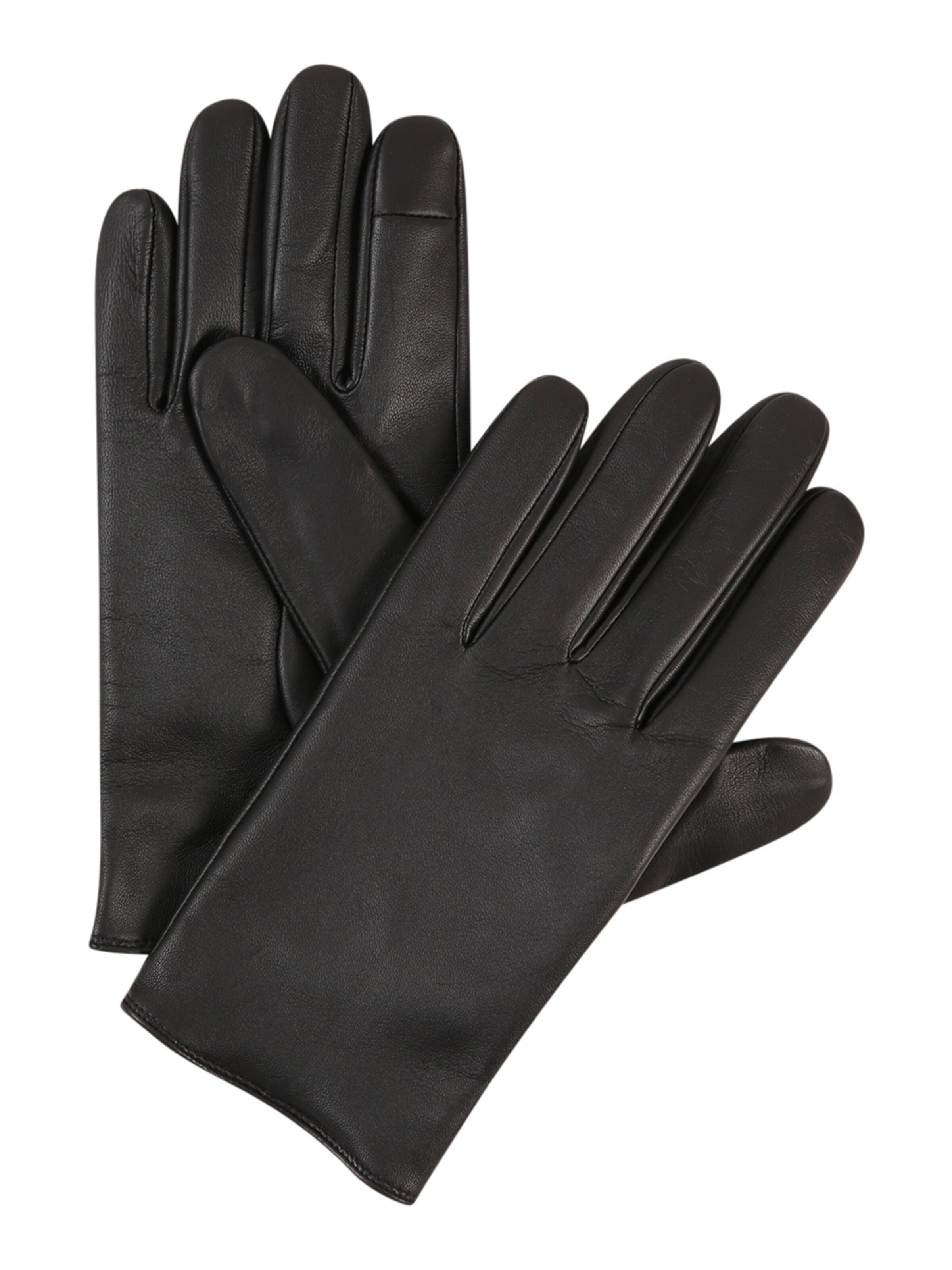 BOSS Rękawiczki pięciopalczaste w kolorze czarny: przód