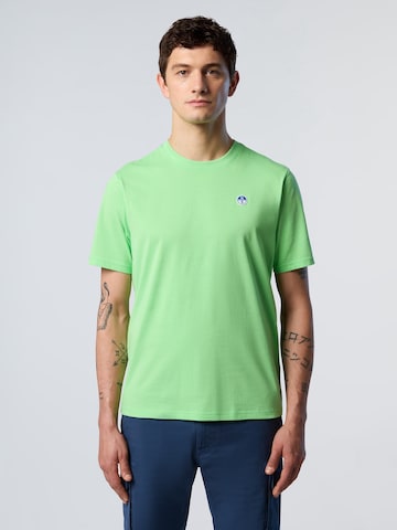 T-Shirt North Sails en vert : devant