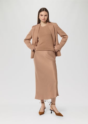 COMMA Gebreide top in Bruin