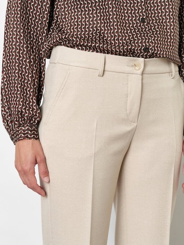 TONI Slim fit Pleated Pants 'Jenny' in Beige