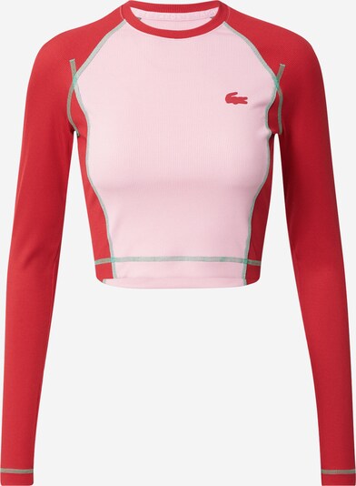Lacoste Sport Sportshirt in rosa / rot, Produktansicht
